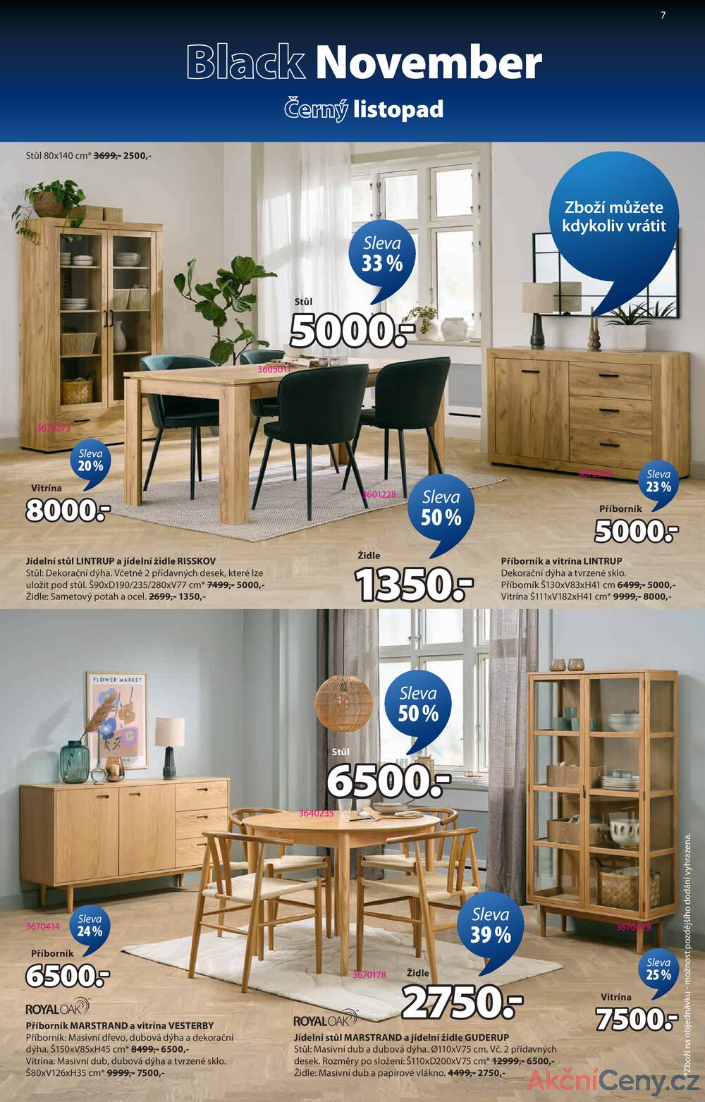 Leták Jysk
platný do 23.11.2025 - strana 7