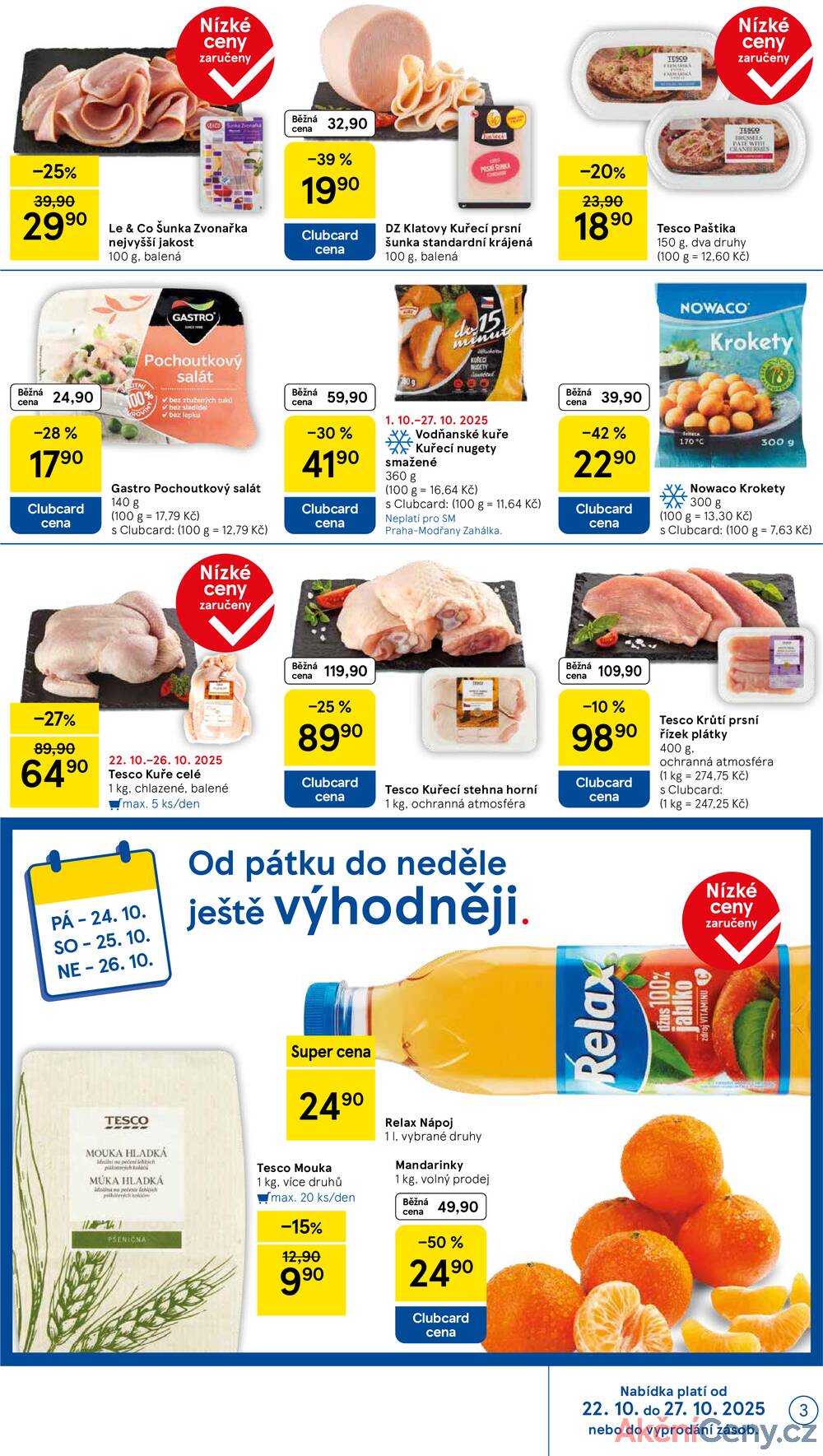 Leták Tesco - Tesco supermarkety od 22.10. do 28.10.2025 - strana 3 Leták Tesco - Tesco supermarkety od 22.10. do 28.10.2025 - strana 3
