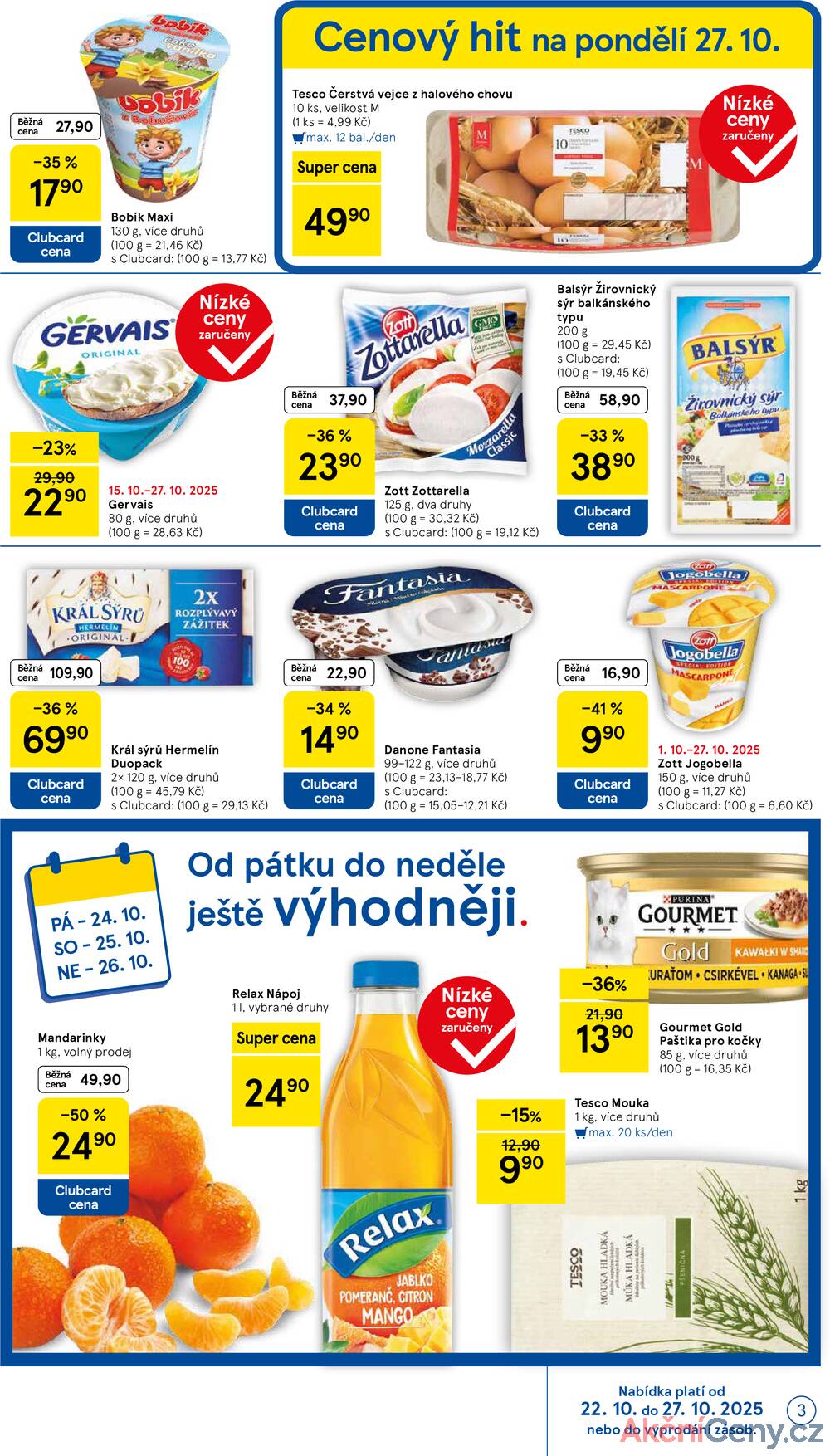 Leták Tesco - Tesco malé hypermarkety od 22.10. do 28.10.2025 - strana 3 Leták Tesco - Tesco malé hypermarkety od 22.10. do 28.10.2025 - strana 3