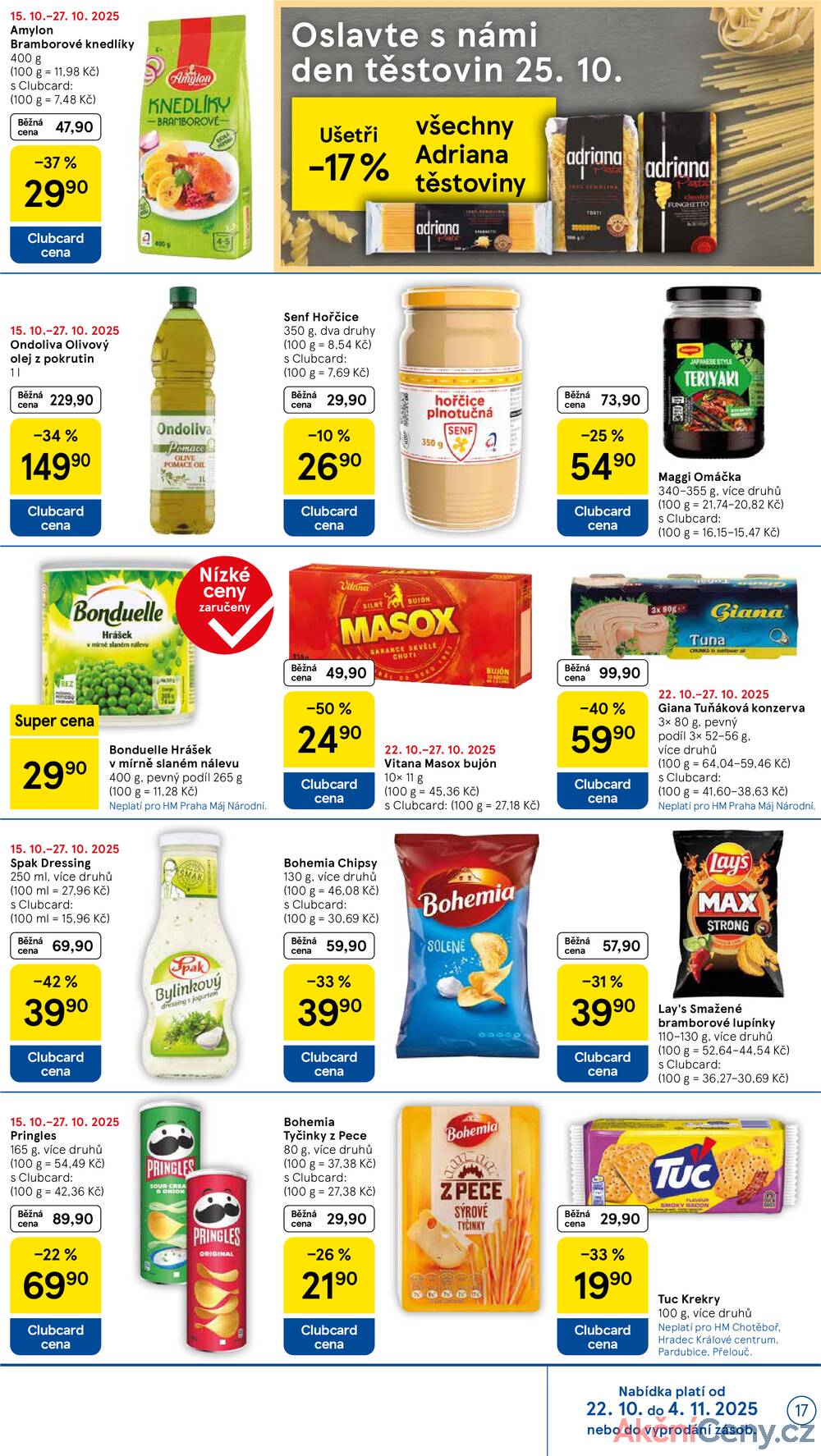 Leták Tesco - Tesco malé hypermarkety od 22.10. do 28.10.2025 - strana 17 Leták Tesco - Tesco malé hypermarkety od 22.10. do 28.10.2025 - strana 17