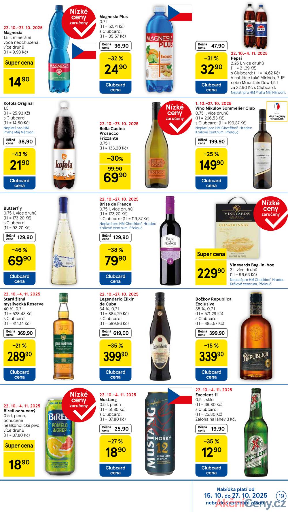 Leták Tesco - Tesco malé hypermarkety od 22.10. do 28.10.2025 - strana 19 Leták Tesco - Tesco malé hypermarkety od 22.10. do 28.10.2025 - strana 19