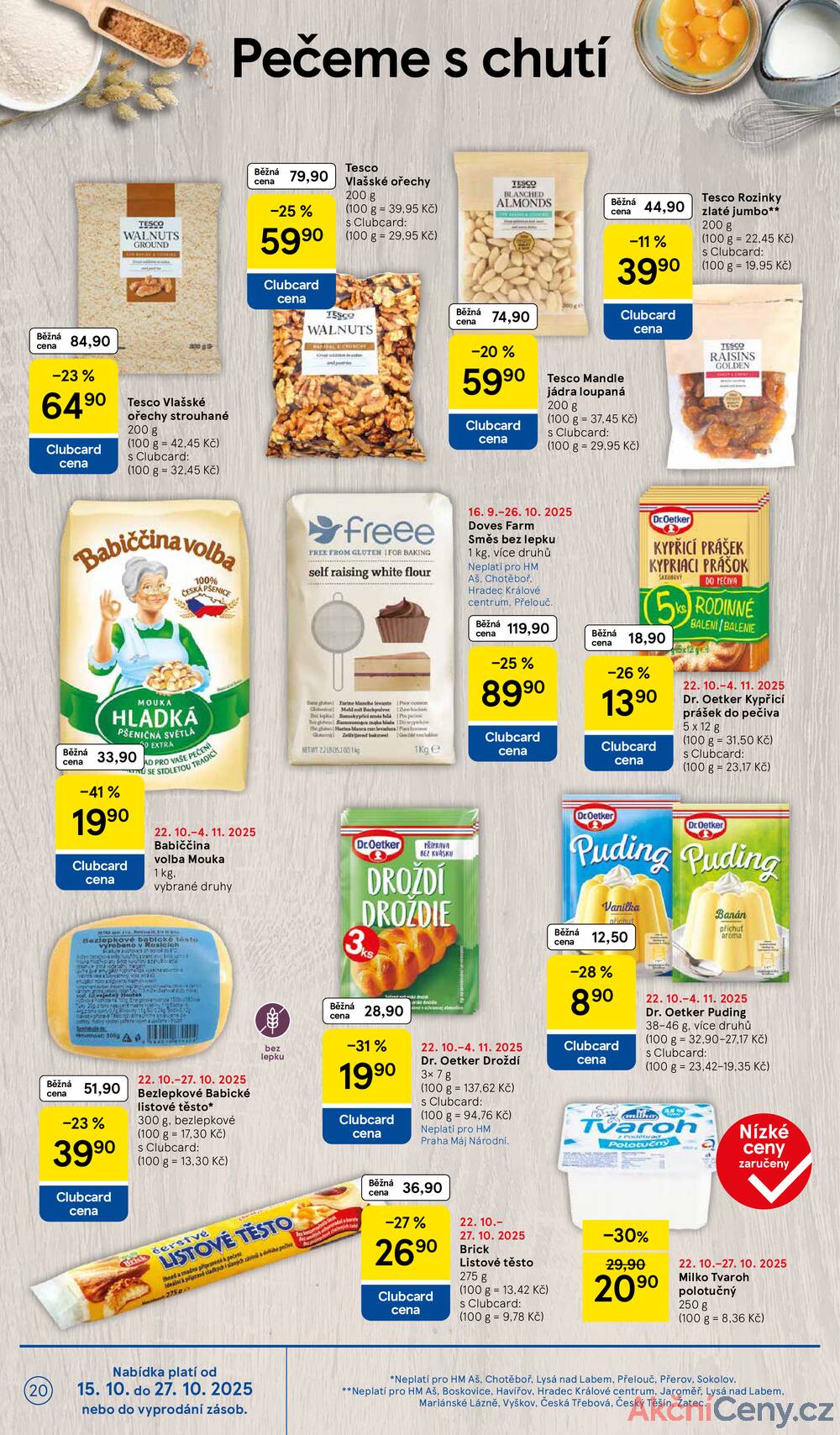 Leták Tesco - Tesco malé hypermarkety od 22.10. do 28.10.2025 - strana 20 Leták Tesco - Tesco malé hypermarkety od 22.10. do 28.10.2025 - strana 20