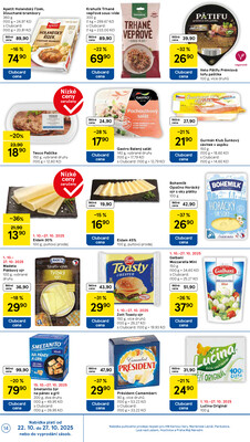 Tesco malé hypermarkety od 22.10. do 28.10.2025