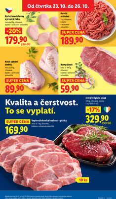 Lidl Čtvrtek od 23.10. do 26.10.2025