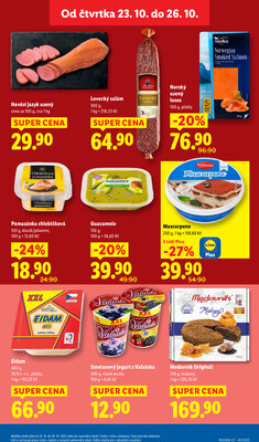Lidl Čtvrtek od 23.10. do 26.10.2025