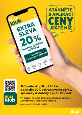 Billa  od 22.10. do 28.10.2025