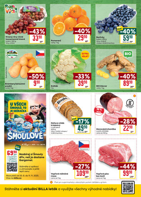 Billa malý leták od 22.10. do 28.10.2025