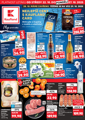 Leták Kaufland 22.10. - 27.10. - Kaufland - Prachatice