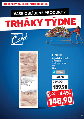 Kaufland 22.10. - 27.10. - Kaufland - Prachatice