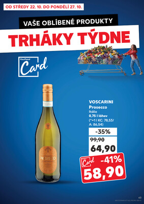 Kaufland 22.10. - 27.10. - Kaufland - Prachatice