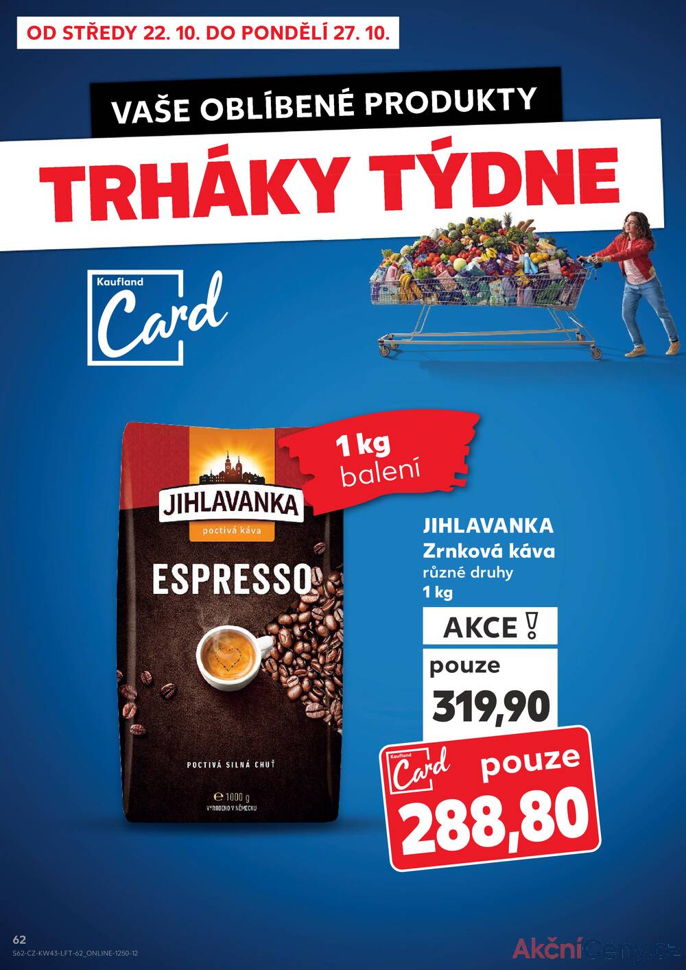 Leták Kaufland - Kaufland 22.10. - 27.10. - Kaufland - Praha 6 (Podbaba) - strana 62