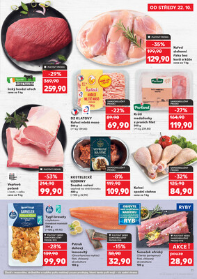 Kaufland 22.10. - 27.10. - Kaufland - Boskovice