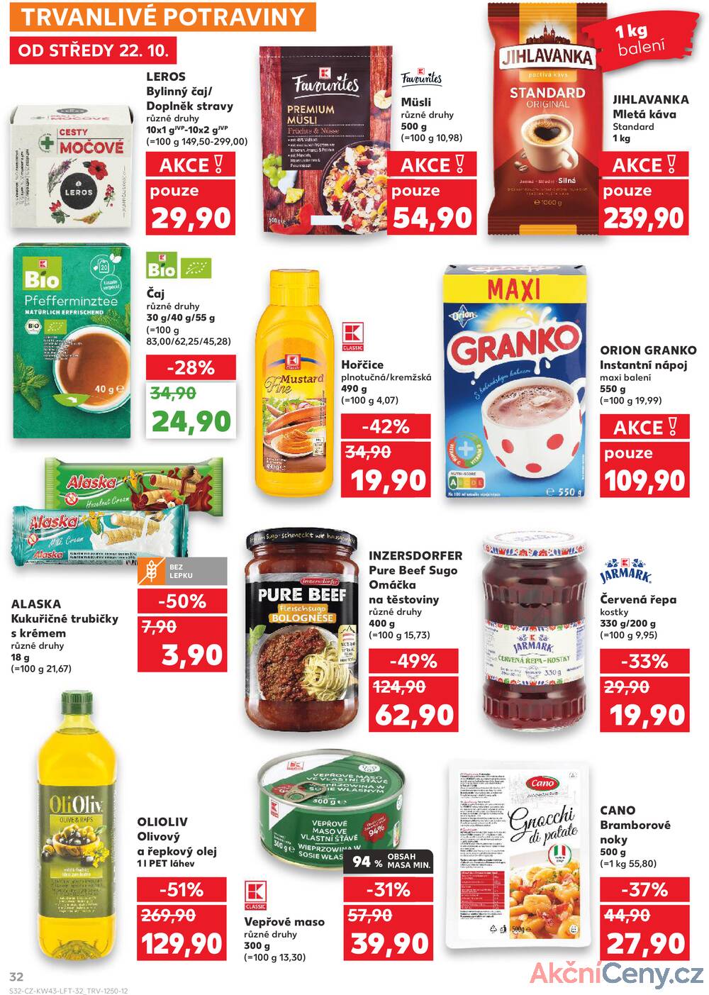 Leták Kaufland - Kaufland 22.10. - 27.10. - Kaufland - Karviná - strana 32