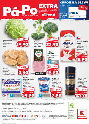 Kaufland 22.10. - 27.10. - Kaufland - Karviná