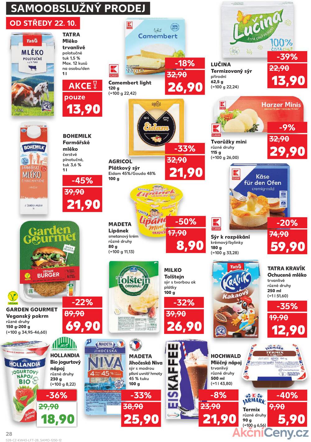 Leták Kaufland - Kaufland 22.10. - 27.10. - Kaufland - Nový Jičín - strana 28
