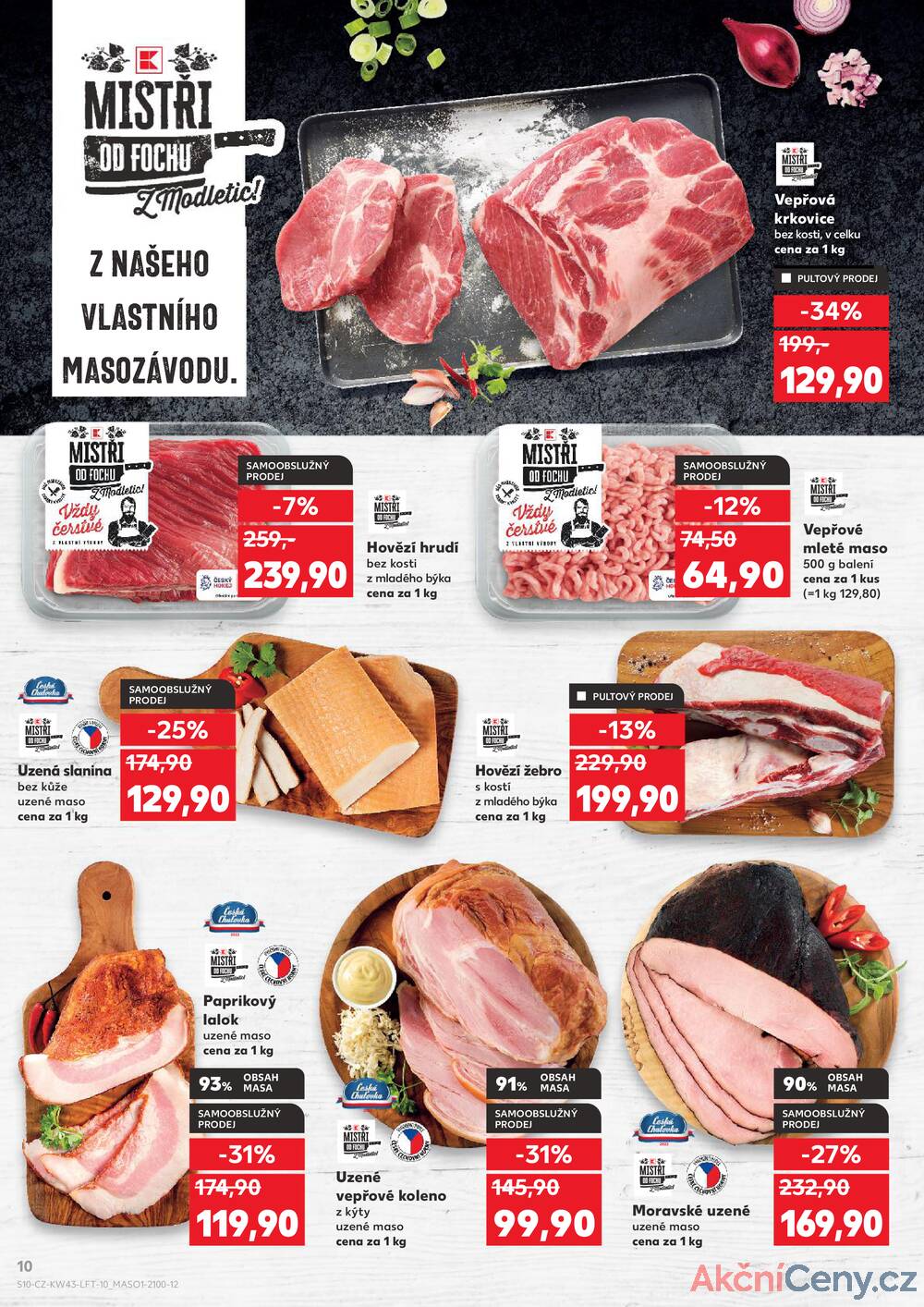 Leták Kaufland - Kaufland 22.10. - 27.10. - Kaufland - Havířov (U Stadionu) - strana 10