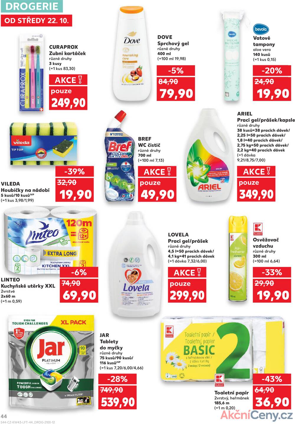 Leták Kaufland - Kaufland 22.10. - 27.10. - Kaufland - Ústí nad Labem (Všebořická) - strana 44