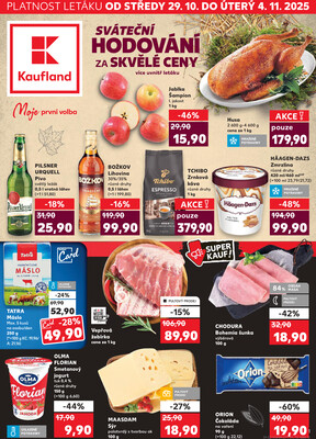 Leták Kaufland 28.10. - 4.11. - Kaufland - Mladá Boleslav