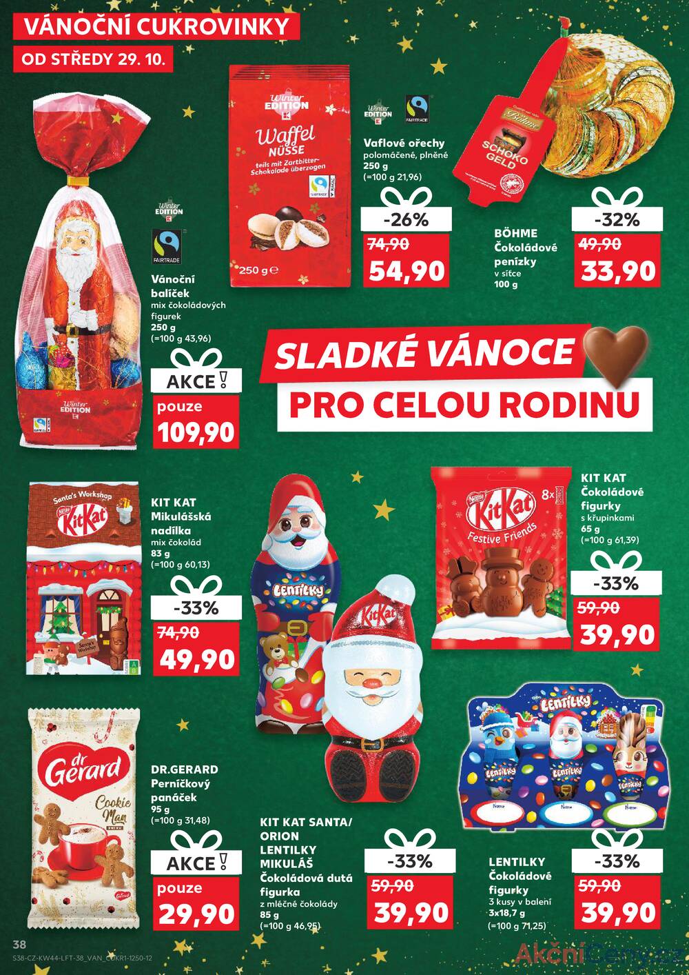 Leták Kaufland - Kaufland 28.10. - 4.11. - Kaufland - Cheb - strana 38