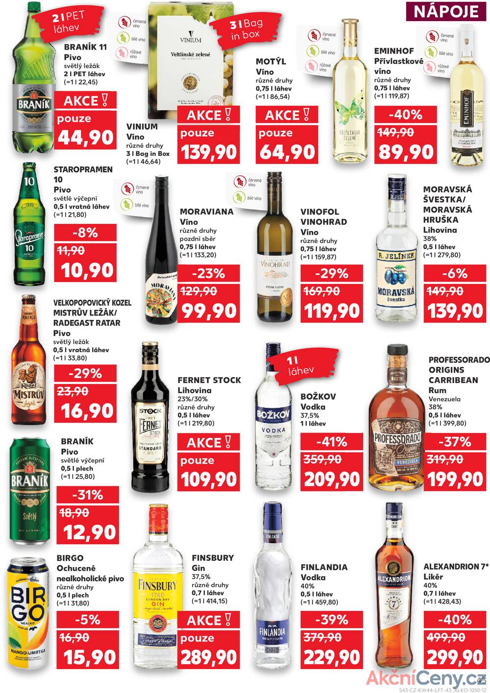 Leták Kaufland - Kaufland 28.10. - 4.11. - Kaufland - Cheb - strana 43