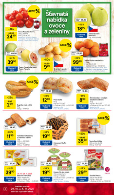 Tesco supermarkety od 29.10. do 4.11.2025