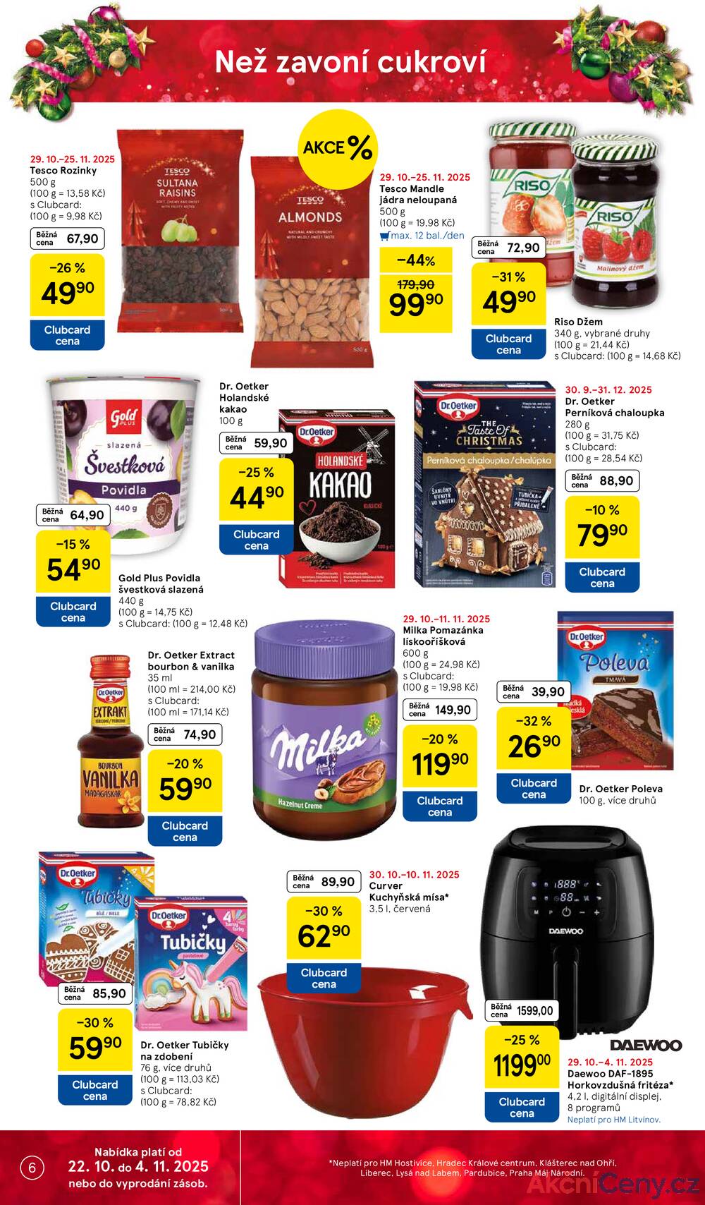 Leták Tesco
		  platný do 4.11.2025 - strana 6