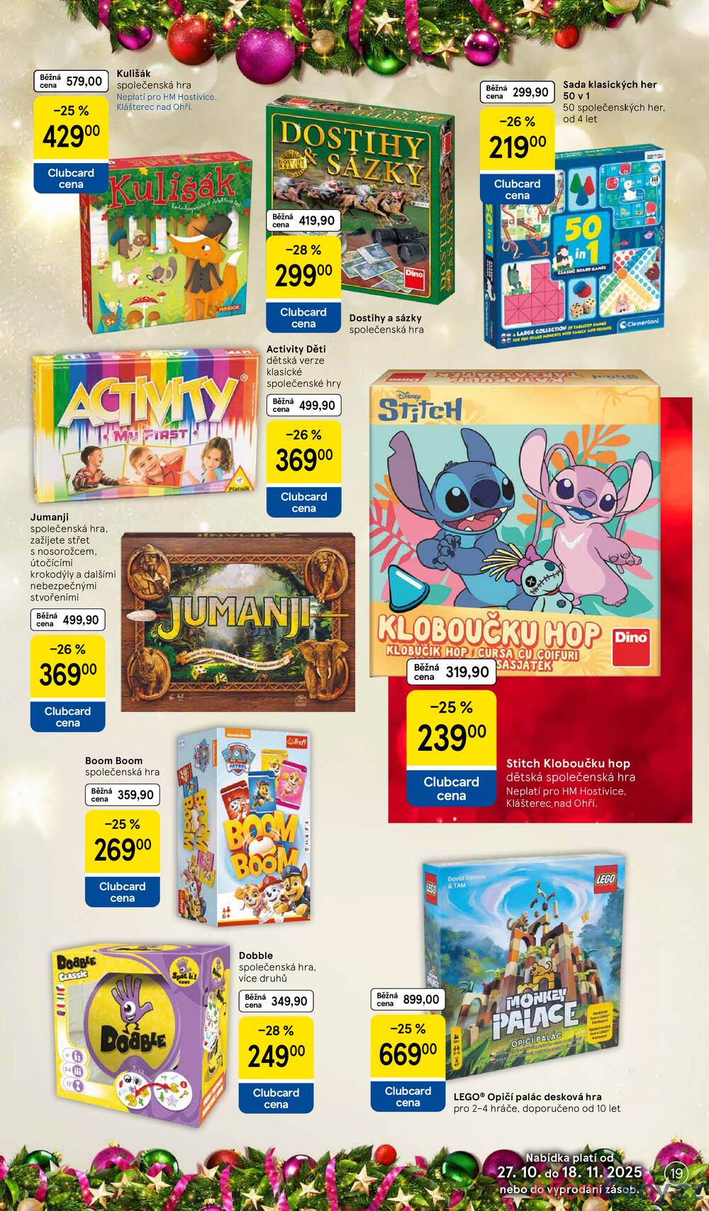 Leták Tesco
platný do 17.11.2025 - strana 19