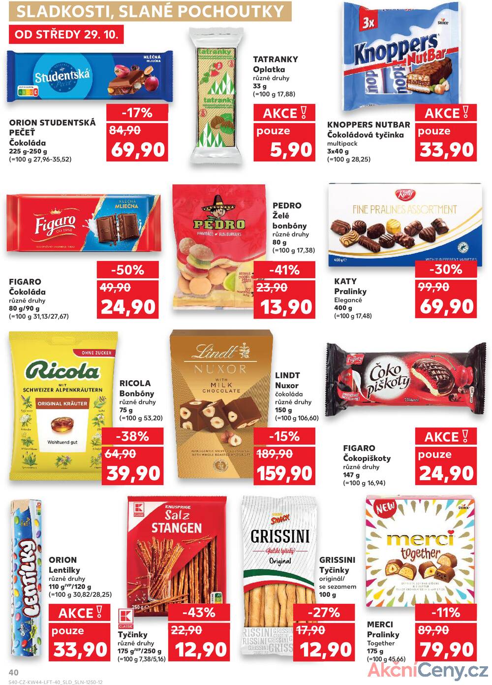 Leták Kaufland - Kaufland 28.10. - 4.11. - Kaufland - Karviná - strana 40 Leták Kaufland - Kaufland 28.10. - 4.11. - Kaufland - Karviná - strana 40