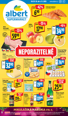 Leták Albert Supermarket od 29.10. do 4.11.2025