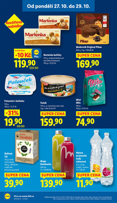 Lidl od 27.10. do 29.10.2025
