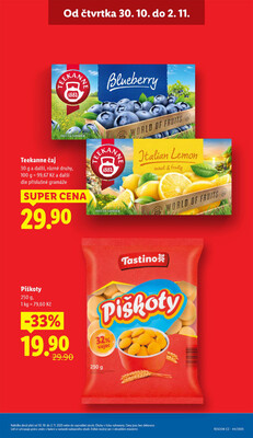Lidl Čtvrtek od 30.10. do 2.11.2025