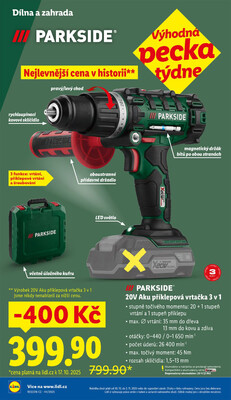 Lidl Čtvrtek od 30.10. do 2.11.2025