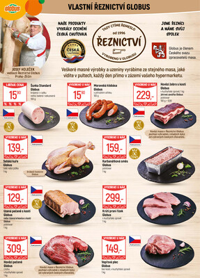 Akční leták Globus 29.10. - 4.11.2025 - Globus Praha - Zličín