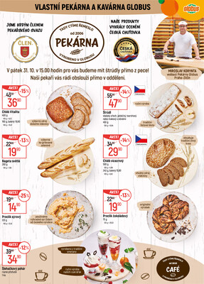 Akční leták Globus 29.10. - 4.11.2025 - Globus Praha - Zličín