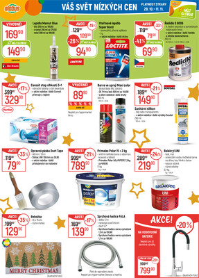 Akční leták Globus 29.10. - 4.11.2025 - Globus Praha - Zličín