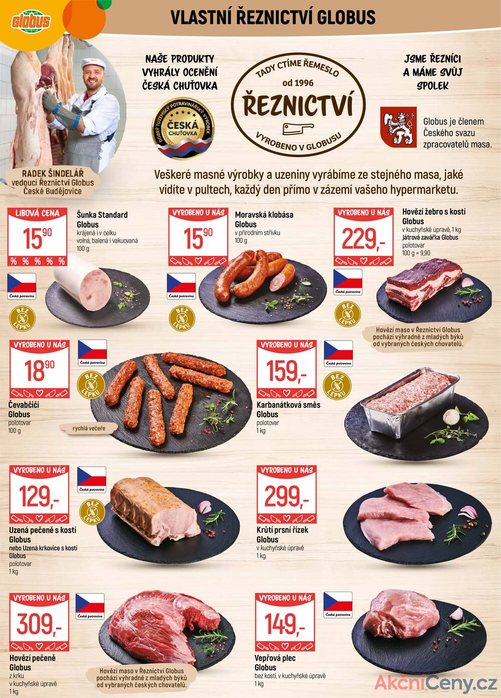 Leták Globus - Akční leták Globus 29.10. - 4.11.2025 - Globus České Budějovice - strana 7