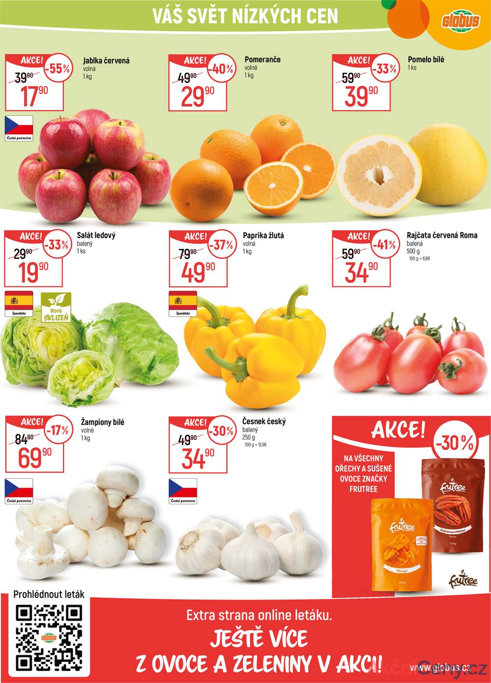 Leták Globus - Akční leták Globus 29.10. - 4.11.2025 - Globus České Budějovice - strana 12
