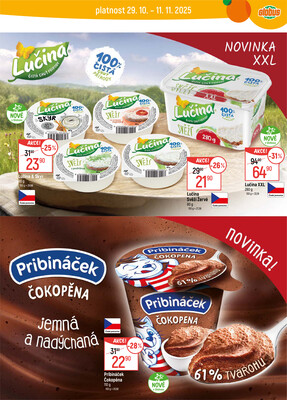Akční leták Globus 29.10. - 4.11.2025 - Globus České Budějovice
