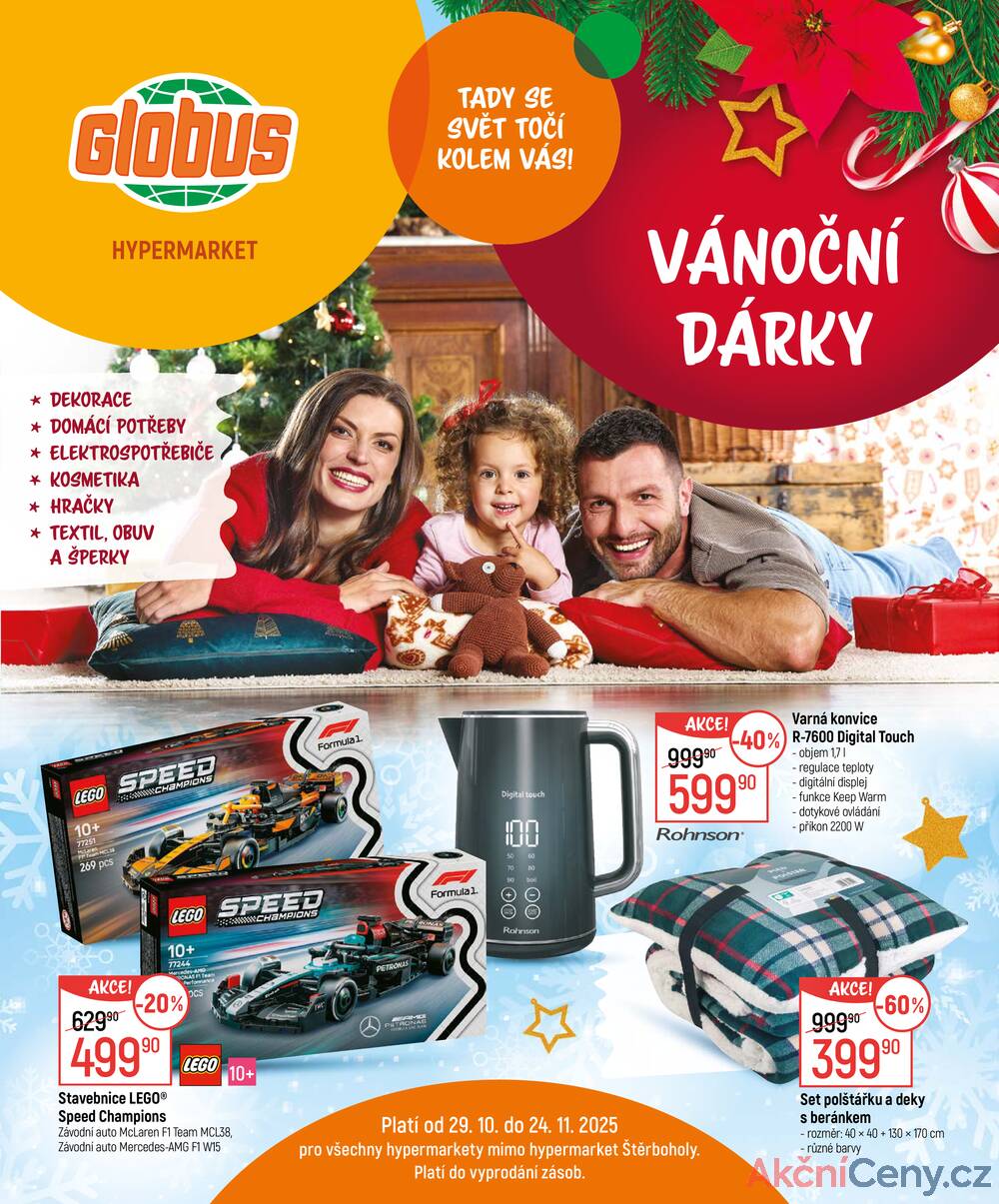 Leták Globus - Akční leták Globus 29.10. - 24.11.2025 - Globus Liberec - strana 1