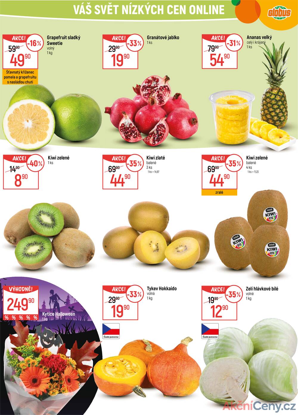 Leták Globus - Akční leták Globus 29.10. - 4.11.2025 - Globus Ostrava - strana 1