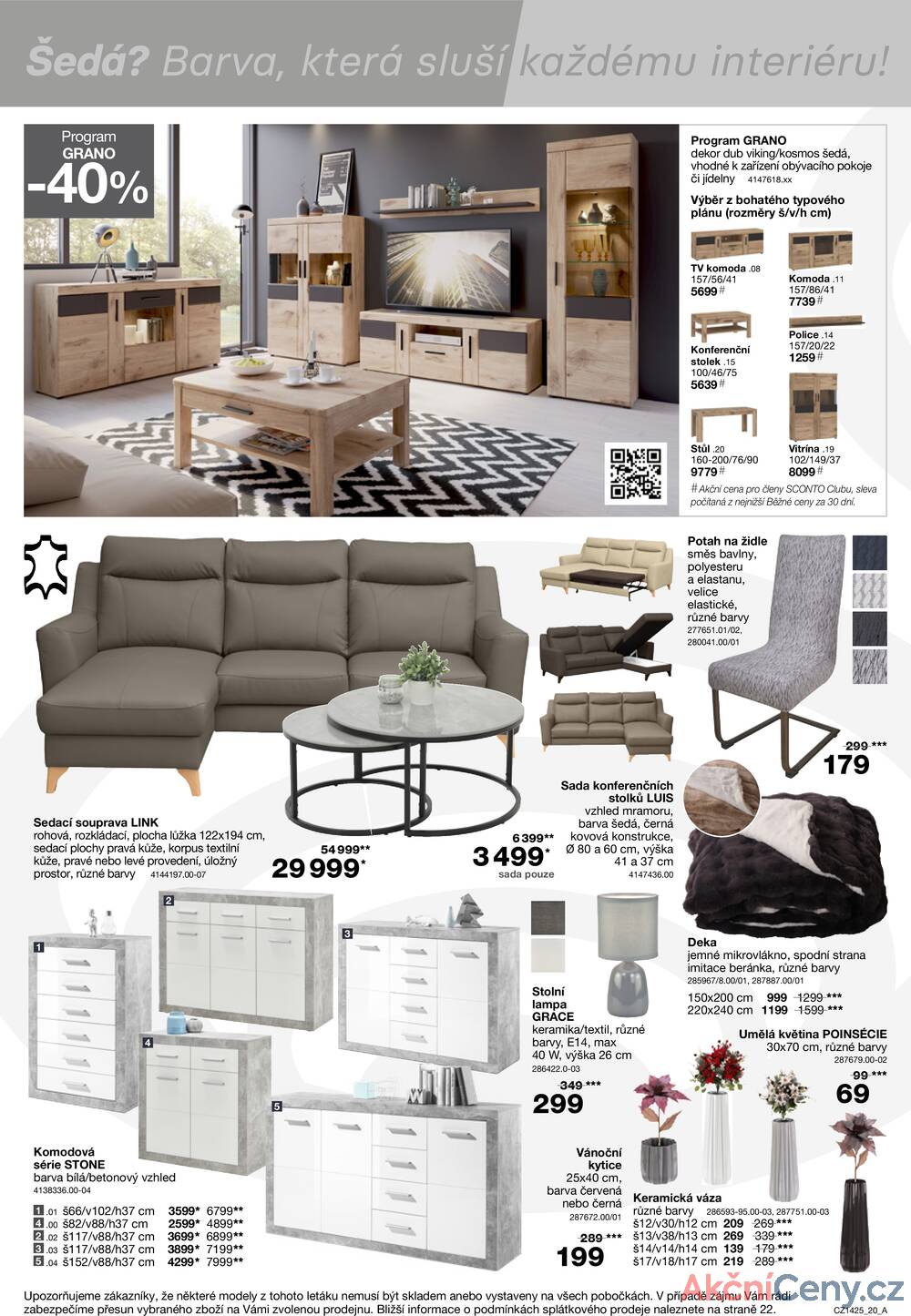 Leták SCONTO Nábytek
platný do 25.11.2025 - strana 20