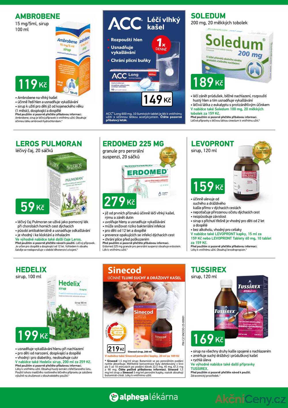 Leták Alphega Lékárna
platný do 30.11.2025 - strana 2