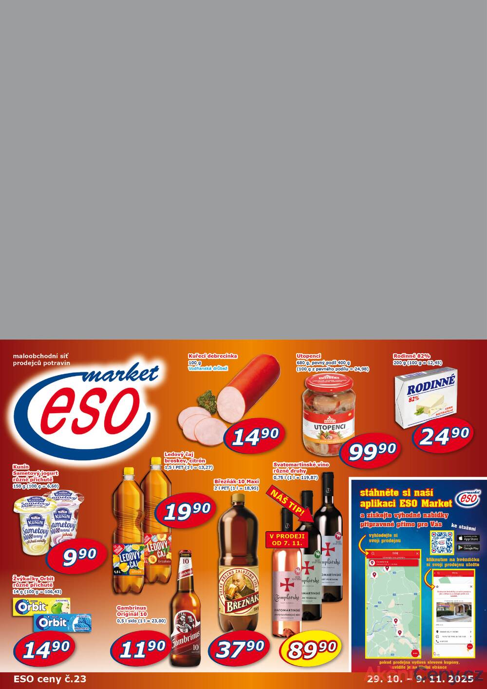 Leták ESO market
platný do 9.11.2025 - strana 1