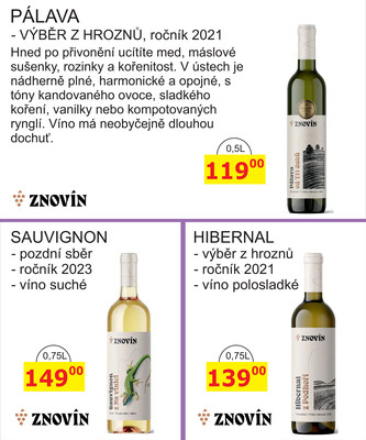 BENE Nápoje od 1.11. do 30.11.2025