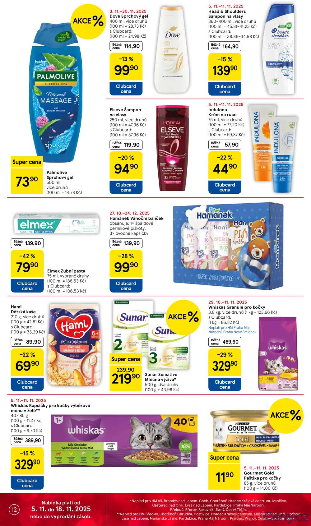 Leták Tesco
platný do 11.11.2025 - strana 12