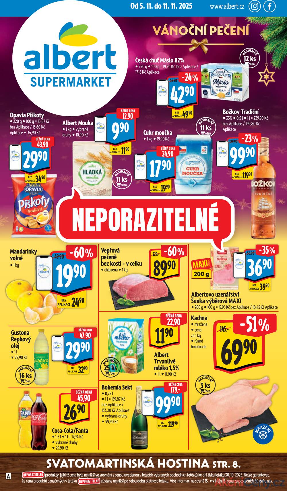 Leták Albert - Albert Supermarket od 5.11. do 11.11.2025 - strana 1