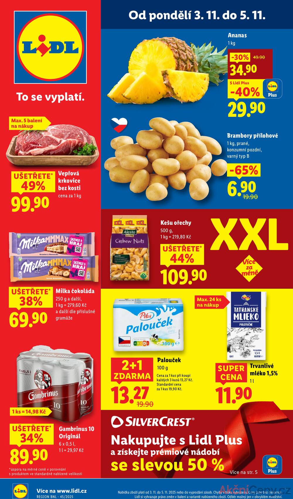 Leták Lidl - Lidl od 3.11. do 5.11.2025 - strana 1