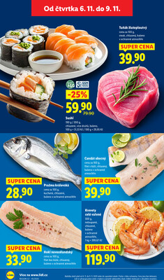 Lidl Čtvrtek od 6.11. do 9.11.2025