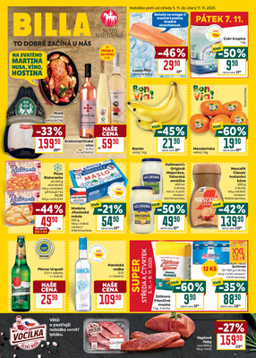 Leták Billa malý leták od 5.11. do 11.11.2025
