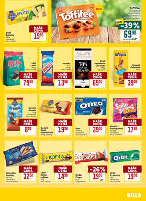 Billa  od 5.11. do 11.11.2025